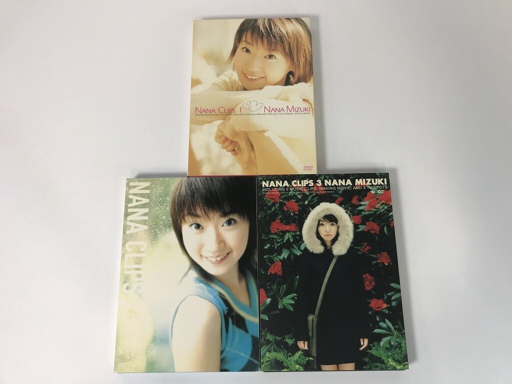TU567 水樹奈々 / NANA CLIPS 1 2 3 / 3本セット 【DVD】 1015拍卖