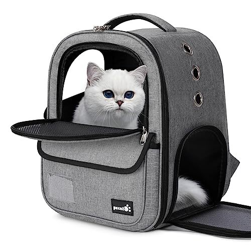 グレー ペキュート Pecute 猫 キャリー リュックペット キャリーバッグ 犬 猫 ウサギ リュック 猫 リュック 猫 ウサギ拍卖