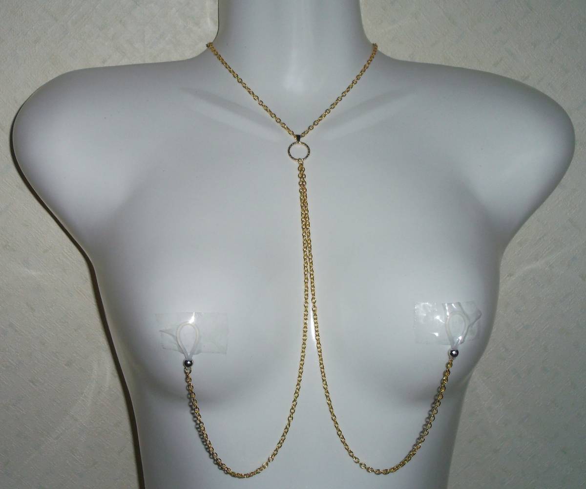 セクシーランジェリー コスプレ 露出 オープンクロッチ ボディストッキング スーパーマイクロビキニ オープンバスト_gold_b_23フ拍卖