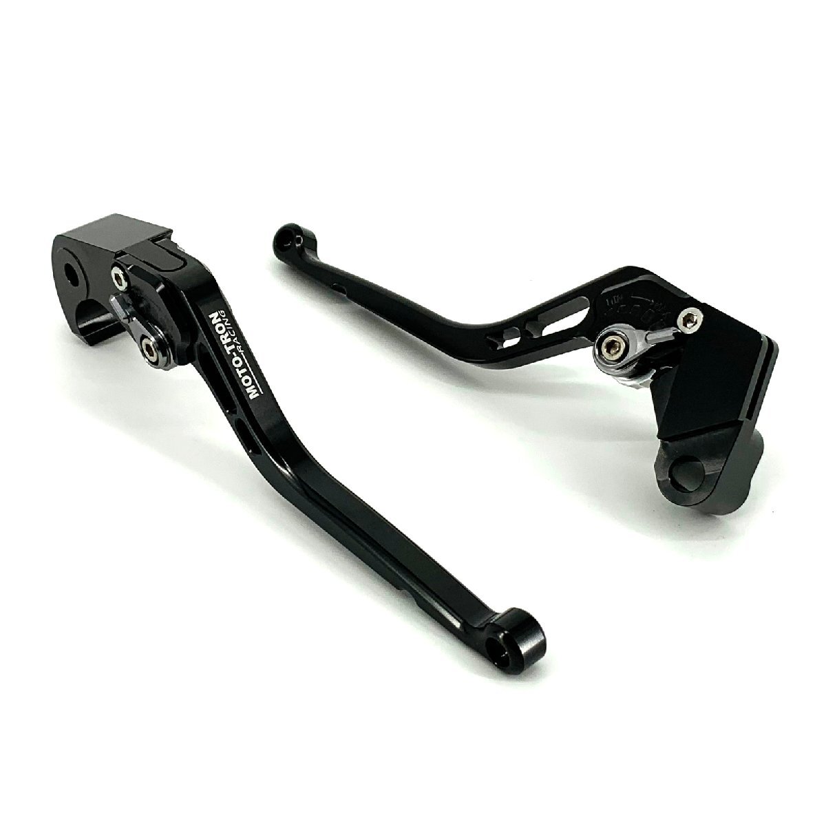 【新品 送料無料】MOTO-TRON クラッチ ブレーキ レバーセット EVO LONG LEVER HONDA GROM/MSX125 他適合車種あり 黒/チタニウムグレー拍卖
