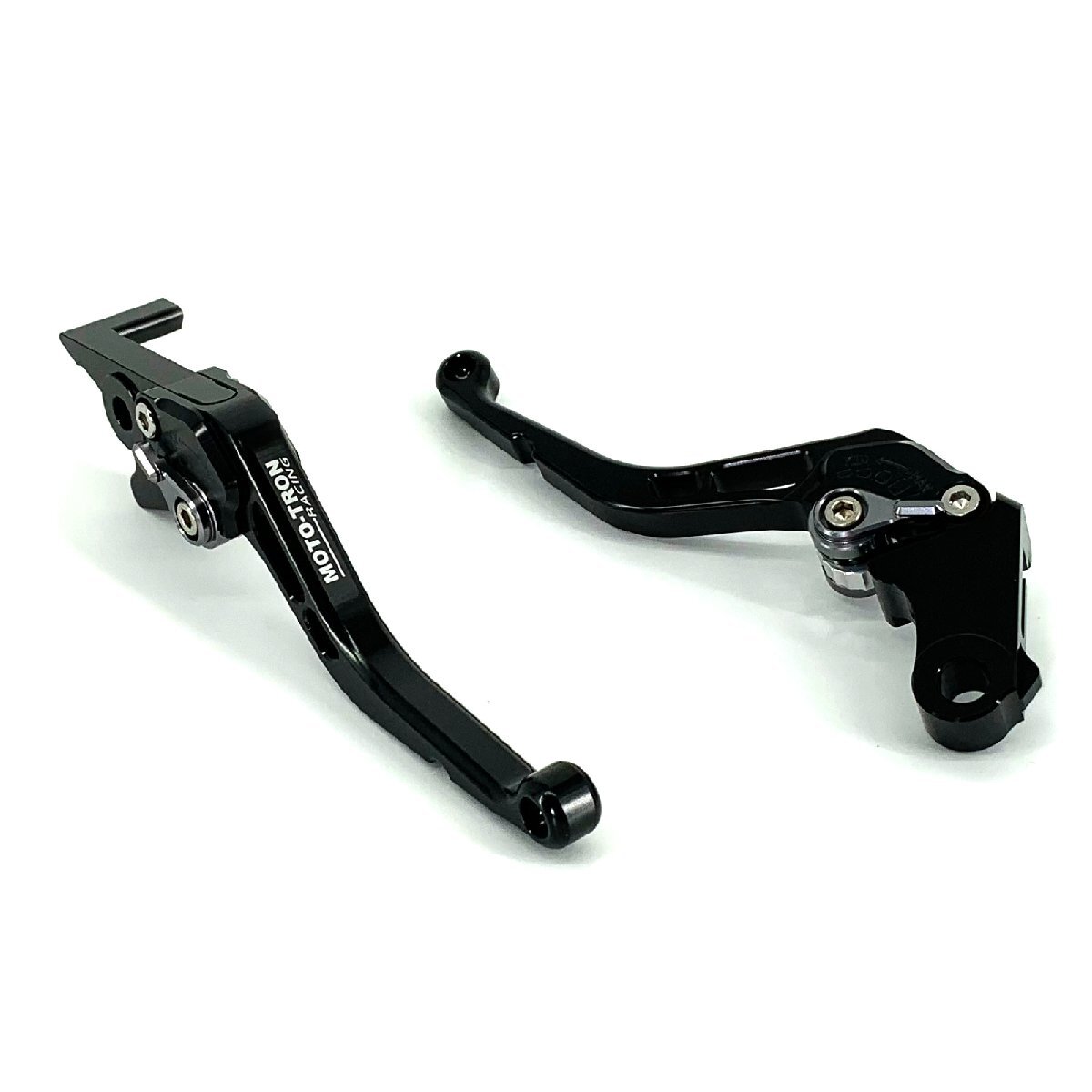 【新品 送料無料】MOTO-TRON クラッチ ブレーキ レバーセット EVO SHORT LEVER HONDA GROM/MSX125 他適合車種あり 黒/チタニウムグレー拍卖