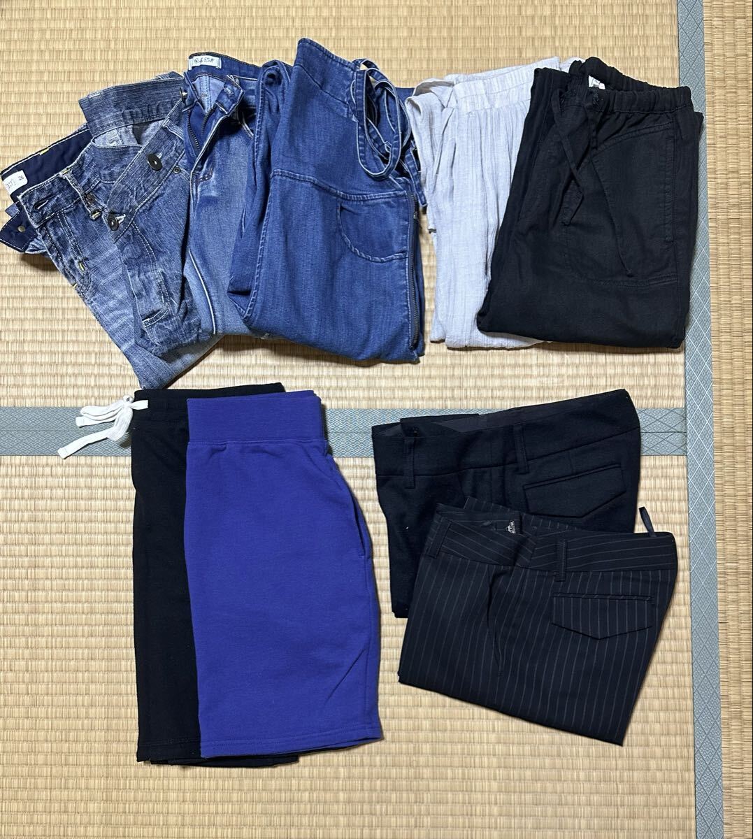 レディース パンツ スカート デニム ハーフパンツ まとめ M〜L インディヴィ他拍卖