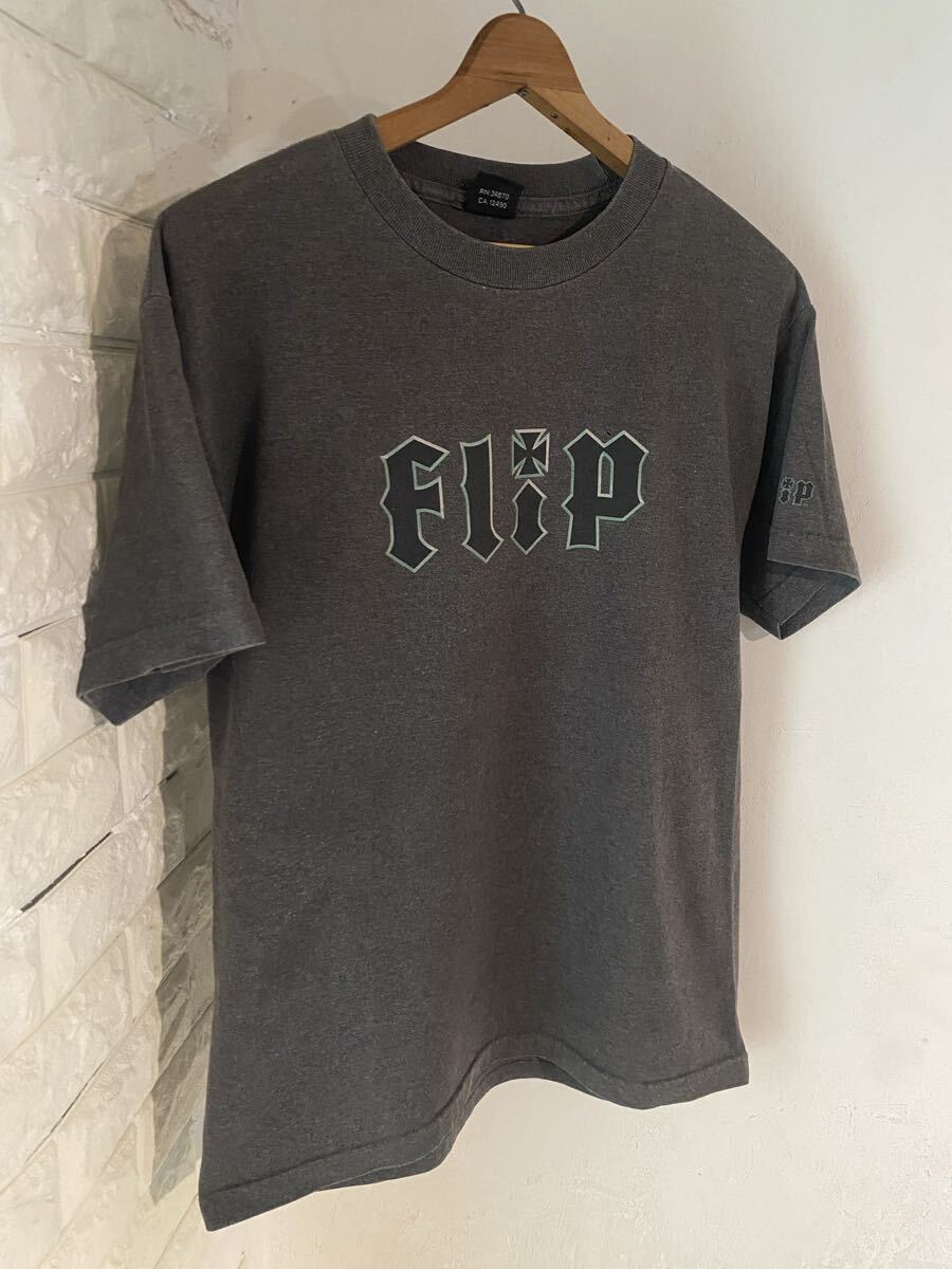 激レア 00s FLIP Skateboards Tシャツ オールド スケート 検)ヴィンテージ USA us army リーバイスold 70s 60s y2k 大戦拍卖