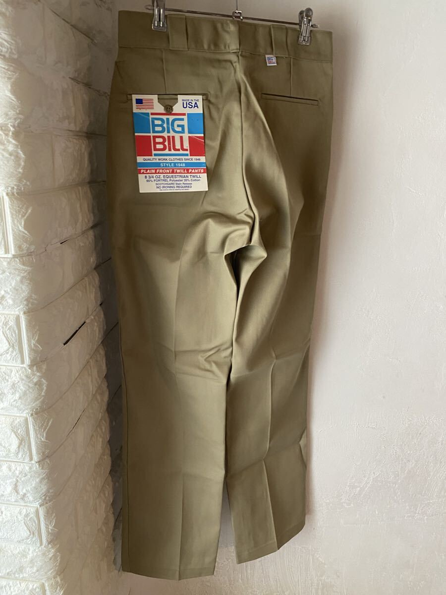 デッドストック 80s〜 USA製 ビッグビル パンツ ディッキーズ OEM 検)ヴィンテージ USA us army リーバイスold 70s 60s y2k 大戦拍卖