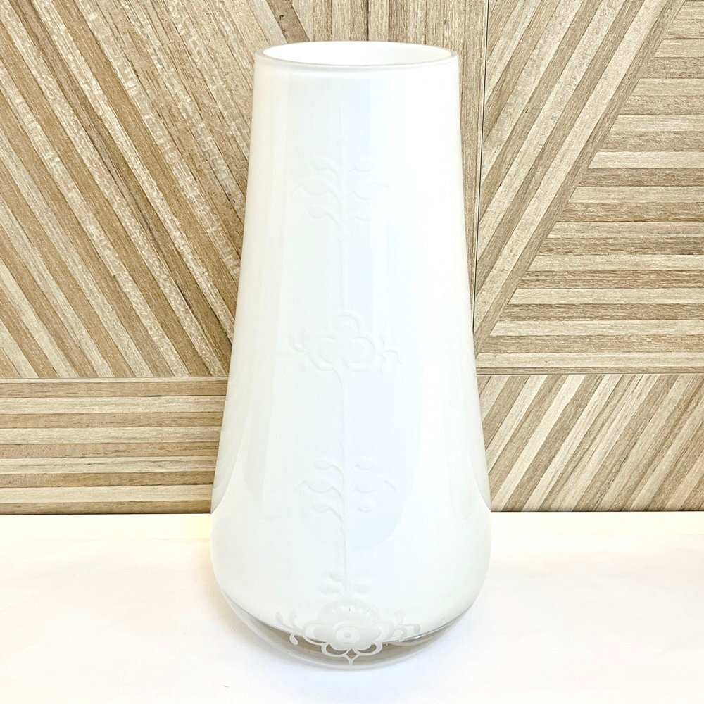 rm) ROYAL COPENHAGEN ロイヤル コペンハーゲン 花瓶 フラワーベース 中古美品 USED ガラス製/洋食器/インテリア拍卖
