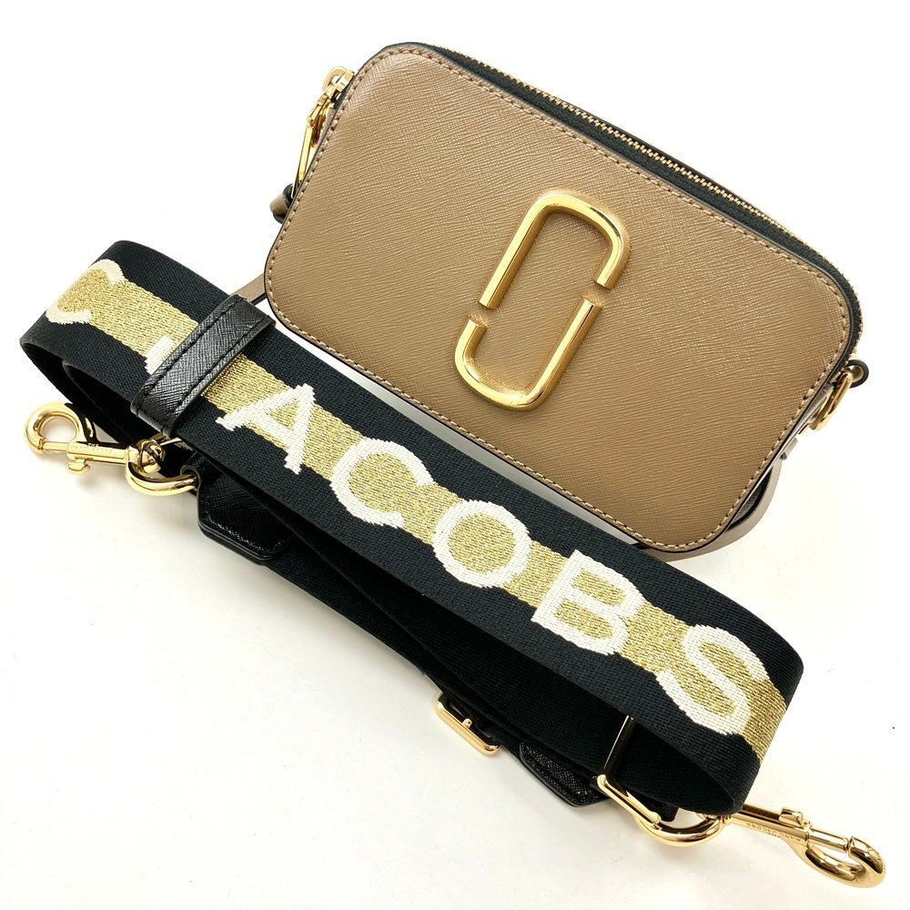 A)MARC JACOBS マークジェイコブス スナップショット ワンショルダーバッグ ミニバッグ ポーチ 中古品 USED拍卖