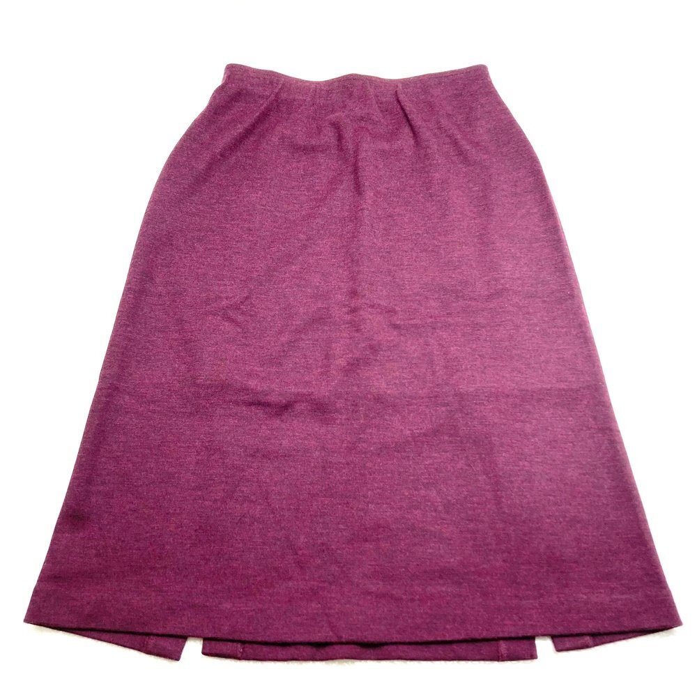 rm) MISSONI ミッソーニ ニット スカート ボルドー 赤紫系色 サイズ:42 イタリア製 ファッション ※中古 保管品拍卖