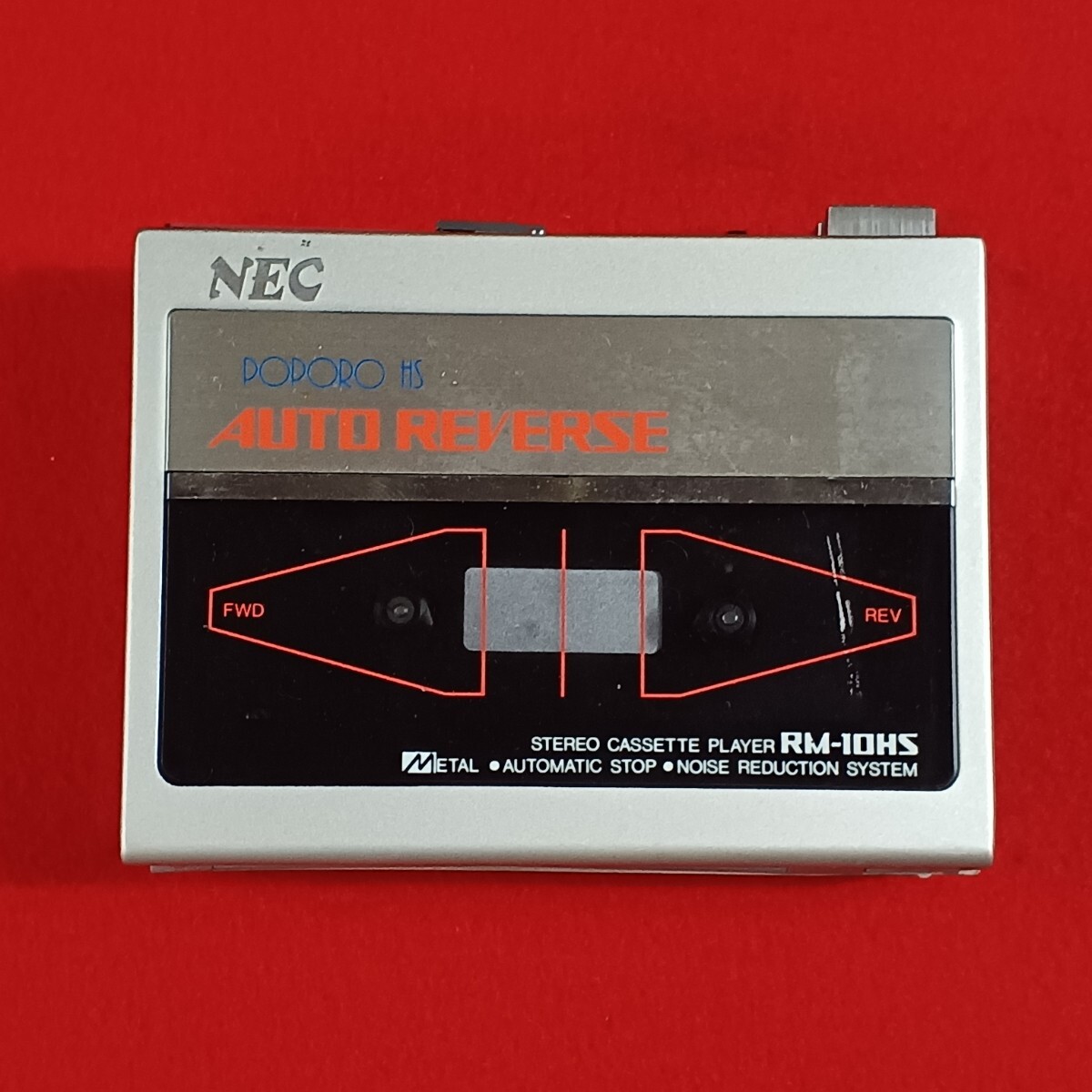 HG NEC ポータブルステレオカセットプレーヤー RM-10HS POPORO HS 本体のみ 現状品拍卖