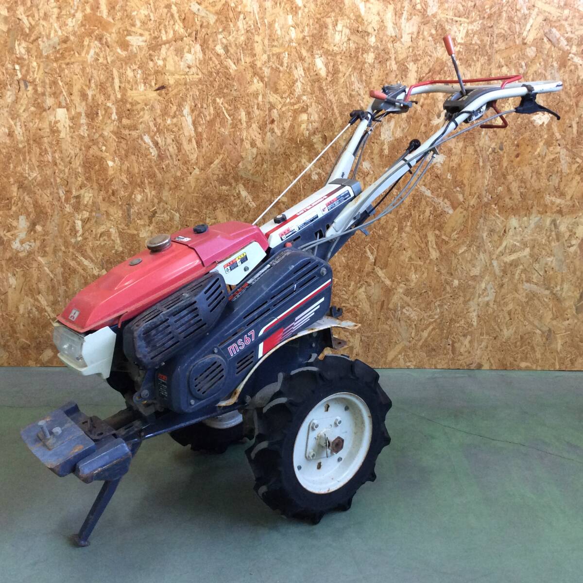 【H-3742】中古品 三菱 ミツビシ 耕運機 管理機 MS67 農機具 家庭菜園【引き取り限定・静岡県浜松市】拍卖