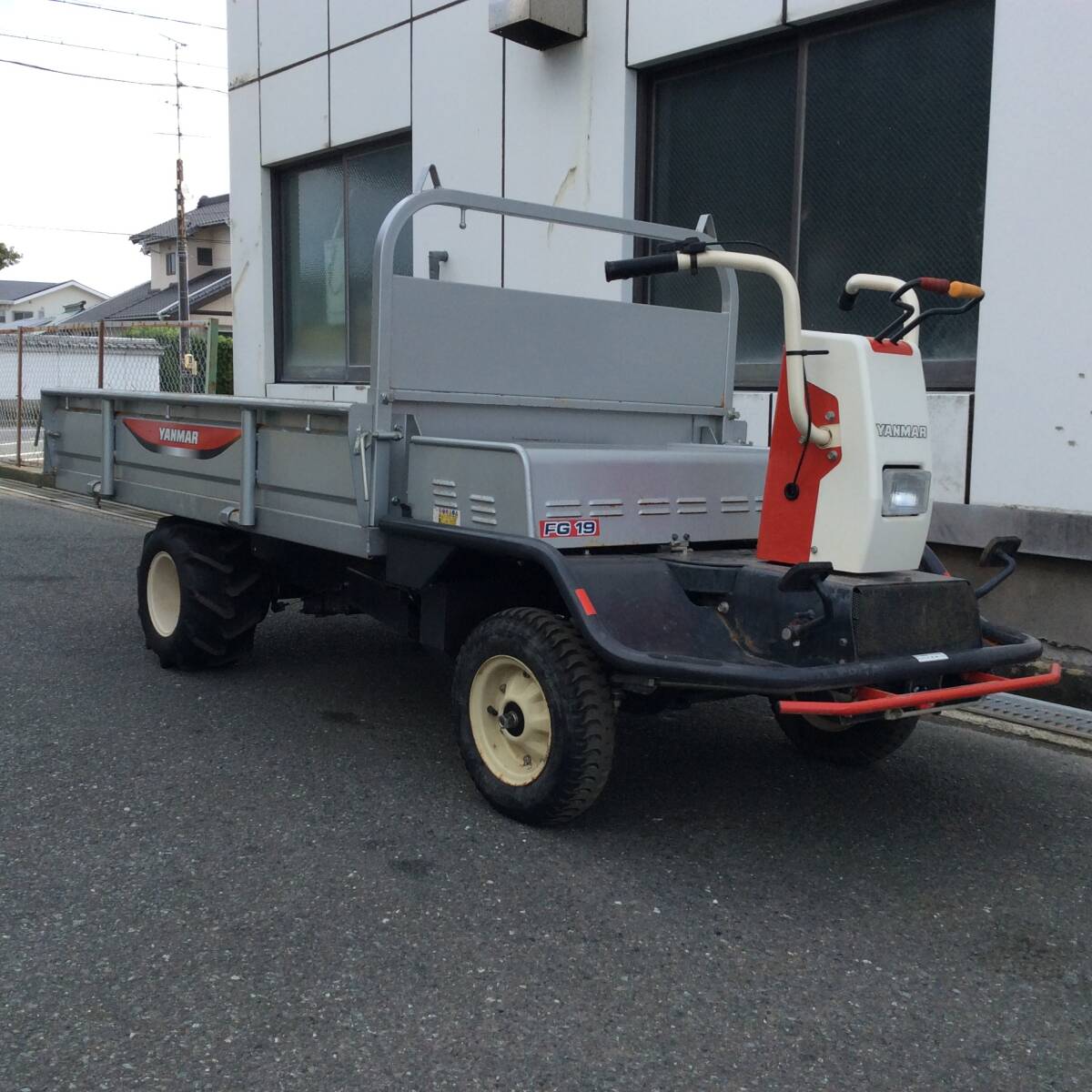 【H-3528】中古品 ヤンマー 乗用 運搬車 FG19 最大積載600kg セル付き 農機具【引き取り限定・静岡県浜松市】拍卖