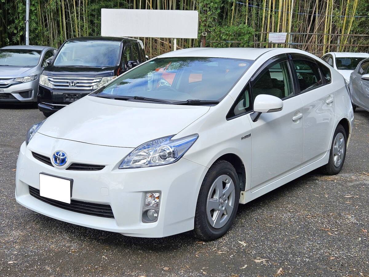 24年プリウス・S・乗り出し総額42.8万円・実走行11万キロ/車検令和9年3月/TV/スマートキー/ナビ/バックカメラ/ETC拍卖