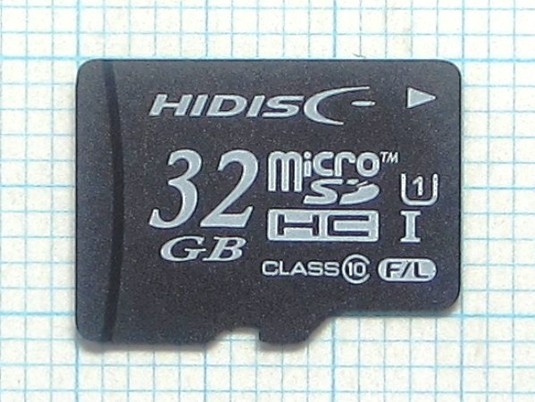 ★HIDISC micro SDHC メモリーカード 32GB 中古★送料85円・185円拍卖
