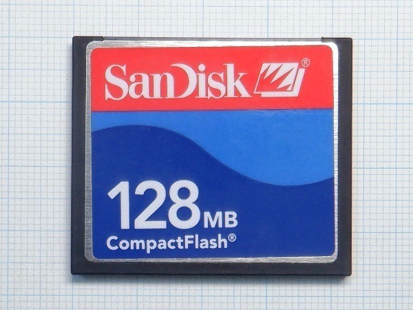 ★SanDisk コンパクトフラッシュ 128MB 中古★送料85円・185円拍卖