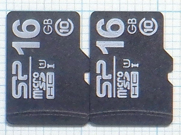★SILICON POWER micro SDHC メモリーカード 16GB 2枚 中古★送料85円・185円拍卖
