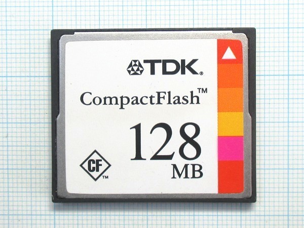 ★TDK コンパクトフラッシュ 128MB 中古★送料85円・185円拍卖