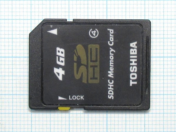 ★TOSHIBA SDHC メモリーカード 4GB 中古★送料85円・185円拍卖