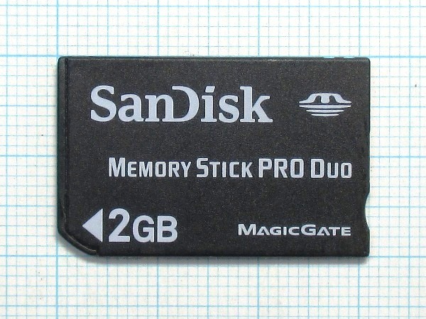 ★SanDisk メモリースティック PRO Duo 2GB 中古★送料85円・185円拍卖