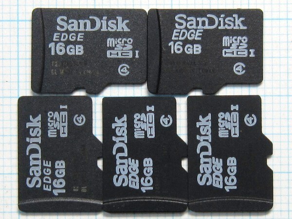 ★SanDisk micro SDHC メモリーカード 16GB 5枚 中古★送料85円・185円拍卖