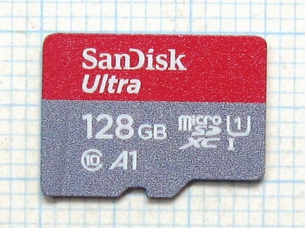 ★SanDisk micro SDXC メモリーカード 128GB 中古★送料85円・185円拍卖