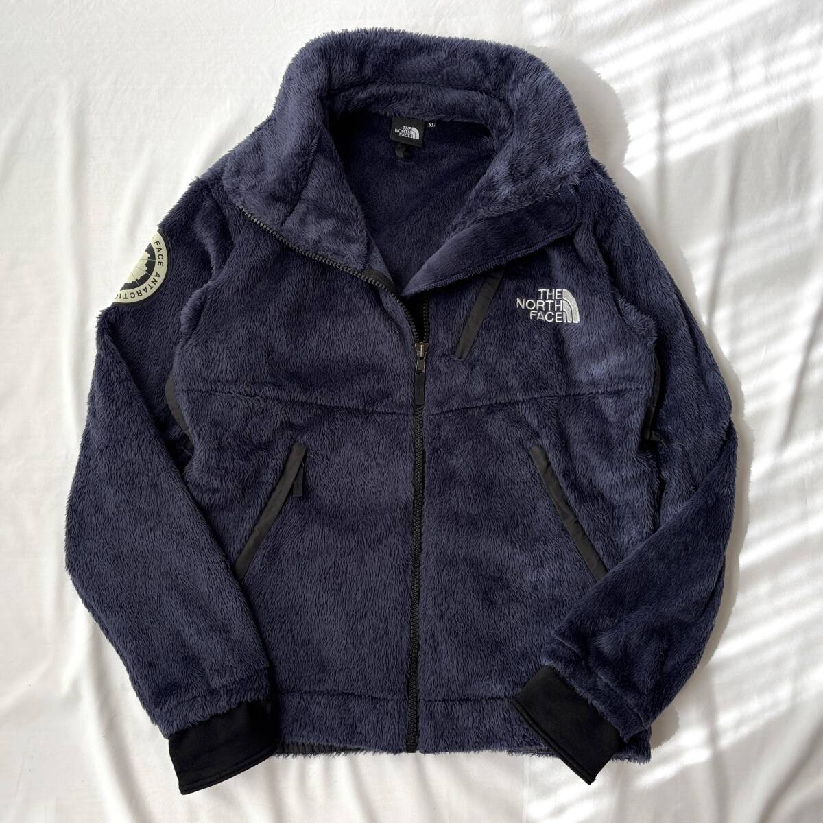 ■1円〜 <良品>■THE NORTH FACE ノースフェイス ANTARCTICA VERSA LOFT フリースジャケット 秋冬 ネイビー 大きいサイズ XL NA61930拍卖
