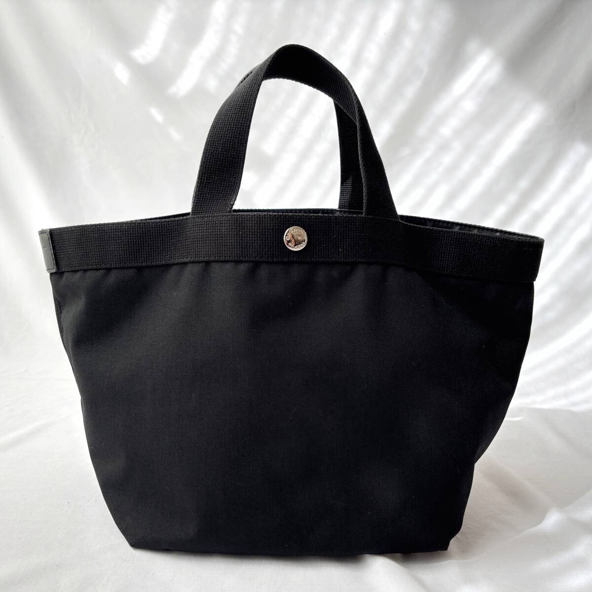 ■1円〜 <限定色・良品!!>■Herve Chapelier エルベシャプリエ 舟型トートM 707C コーデュラナイロン ノワール ブラック 管:2510143拍卖