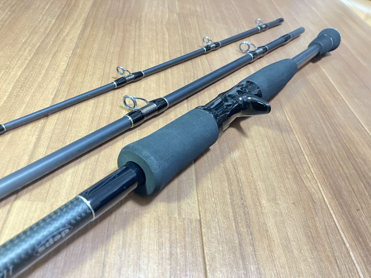 ★即決!稀少 デプス ヒュージカスタム H2N-64R 美品! 梱包費無料 deps HUGE CUSTOM 3ピース パックロッド ★拍卖