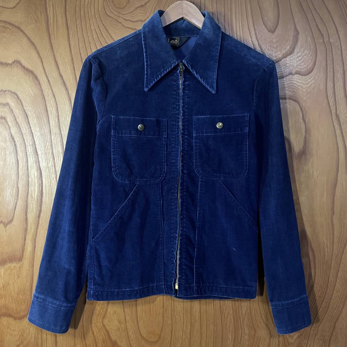 70s USA製 Lee リー コーデュロイ ワークジャケット タロンジッパー TALON ZIP 真鍮 70年代 ヴィンテージ vintage アメリカ製 MADE IN USA拍卖