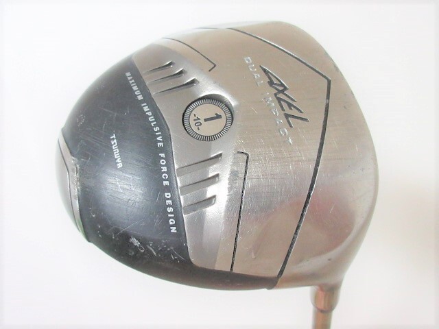 ツルヤ◆◆ アクセル デュアルインパクト HM ドライバ― 10度 (S) ◆◆TSURUYA AXEL DUAL IMPACT EB94拍卖