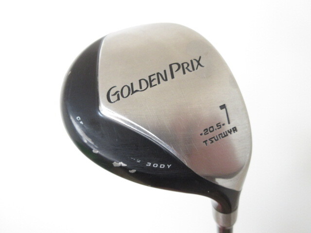 ツルヤ◆◆ ゴールデンプリックス フェアウェイ 7W-20.5度 純正カーボン(R) ◆◆TSURUYA GOLDEN PRIX EG92拍卖