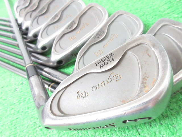 ビンテージ◆◆ スポルティング Extra Top アイアンセット 9本 #3-Sw オリジナルカーボン(R) ◆◆メンズ ゴルフクラブ EP86拍卖