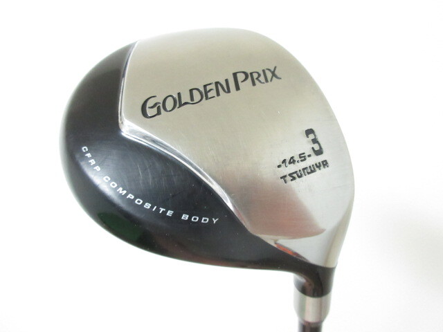 ツルヤ◆◆ ゴールデンプリックス フェアウェイ 3W-14.5度 オリジナルカーボン(R) ◆◆GOLDEN PRIX ゴルフクラブ ER71拍卖