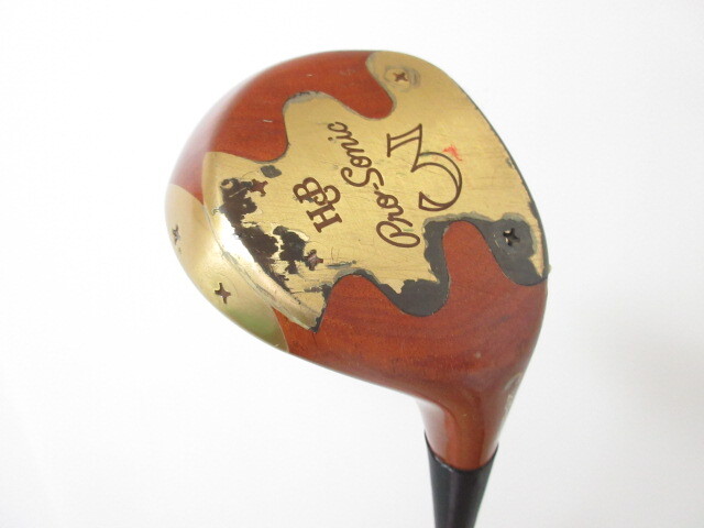 ビンテージ◆◆ パワービルト プロソニック パーシモン フェアウェイ 3W オリジナルスチール(STANDARD) ◆◆Power-Built Pro-Sonic ES96拍卖