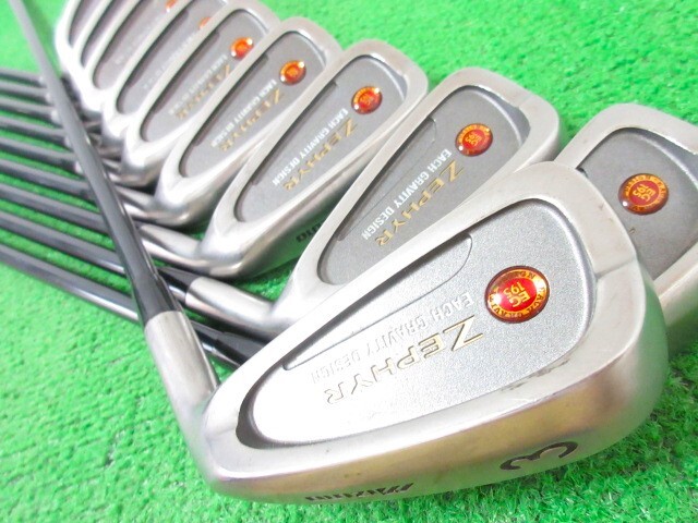 豪華10本!!!◆◆ ミズノ ゼファー EG195 アイアンセット 10本 #3-Sw 純正カーボン(7) ◆◆Mizuno Zephyr ゴルフクラブ EV13拍卖