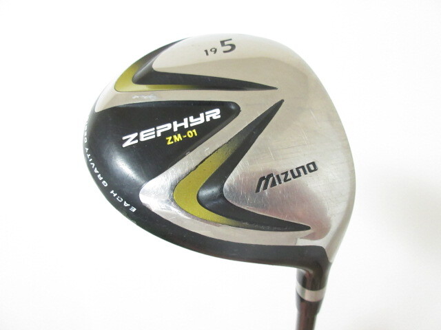 ミズノ◆◆ ゼファー ZM-01 フェアウェイ 5W-19度 オリジナルカーボン(R) ◆◆Zephyr メンズ ゴルフクラブ EV25拍卖