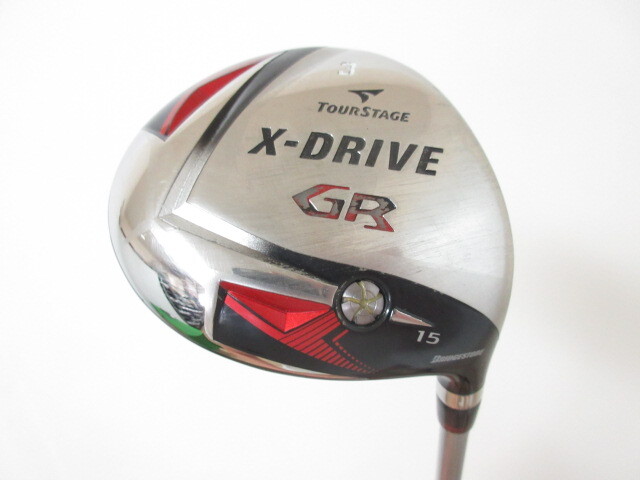ブリヂストン◆◆ ツアーステージ X-DRIVE GR 2010 フェアウェイ 3W-15度 ツアーAD B10-03W(SR) ◆◆日本仕様 TOURSTAGE TourAD EW46拍卖