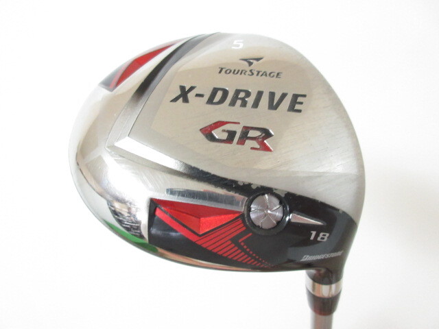 ブリヂストン◆◆ ツアーステージ X-DRIVE GR 2010 フェアウェイ 5W-18度 ツアーAD B10-03W(SR) ◆◆日本仕様 TOURSTAGE TourAD EW47拍卖