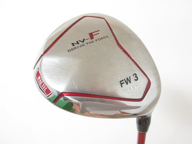 マグレガー◆◆ マックテック NV-F(RED) フェアウェイ 3W-15度 オリジナルカーボン(SR) ◆◆MACTEC ナビ レッド ゴルフクラブ EW92拍卖