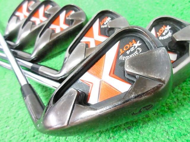 キャロウェイ◆◆ X24 HOT アイアンセット 6本 #5-Pw オリジナルスチール(UNI) ◆◆ホット メンズ ゴルフクラブ EX49拍卖