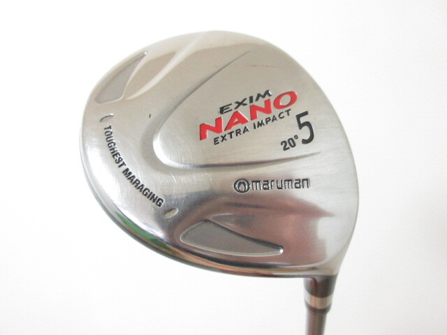 マルマン◆◆ エクシム NANO Extra Impact フェアウェイ 5W-20度 純正カーボン(R) JP ◆◆EXIM ナノ EI エキストラ インパクト EX87拍卖