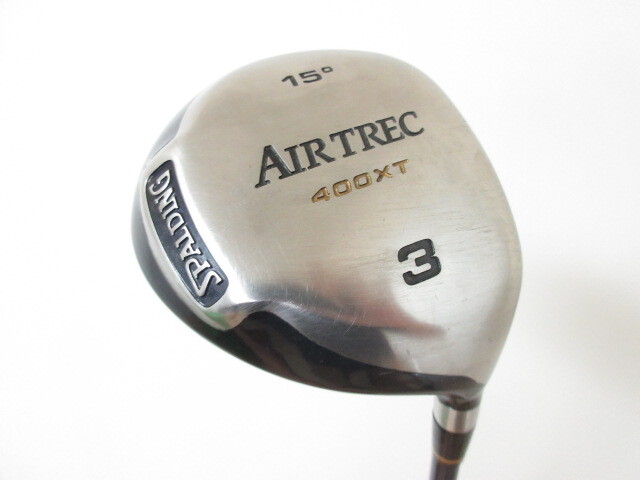 スポルディング◆◆ エアートレック 400XT フェアウェイ 3W-15度 オリジナルカーボン(R) ◆◆AIR TREC ゴルフクラブ EY51拍卖