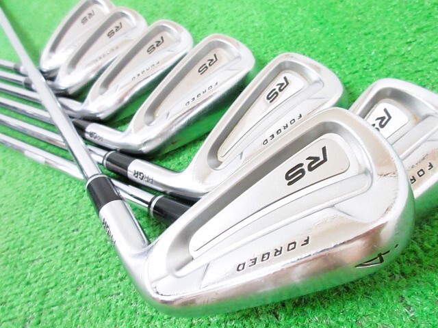 プロギア◆◆ RS フォージド 2018 アイアンセット 7本 #4-Pw SPEC-STEELⅢ Ver.2 M-43(S) ◆◆FORGED スペックスチール ゴルフクラブ EZ02拍卖