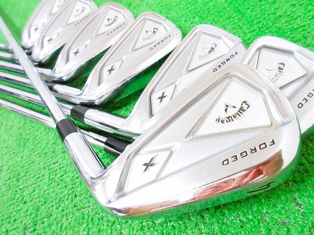 名器!!!◆◆ キャロウェイ Xフォージド 2013 アイアンセット 7本 #4-Pw DG(S200) JP ◆◆日本仕様 X-FORGED ゴルフクラブ EZ24拍卖