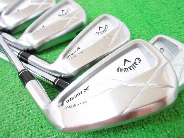 新品!!!◆◆ キャロウェイ 2025 X FORGED MAX STAR アイアンセット 6本 #5-Pw モーダス105(S) ◆◆フォージド マックス スター MODUS EZ49拍卖