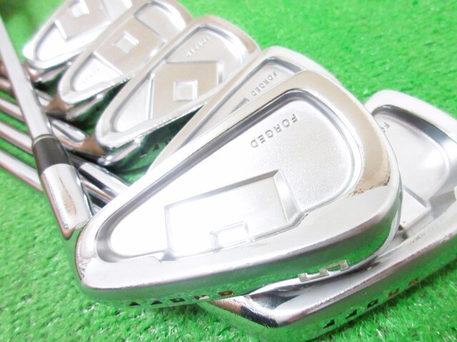 人気のS200!!!◆◆ ダイワ オノフ フォージド ONOFF FORGED KURO 2015 アイアンセット 6本 #5-Pw DG(S200) ◆◆黒 クロ FA23拍卖