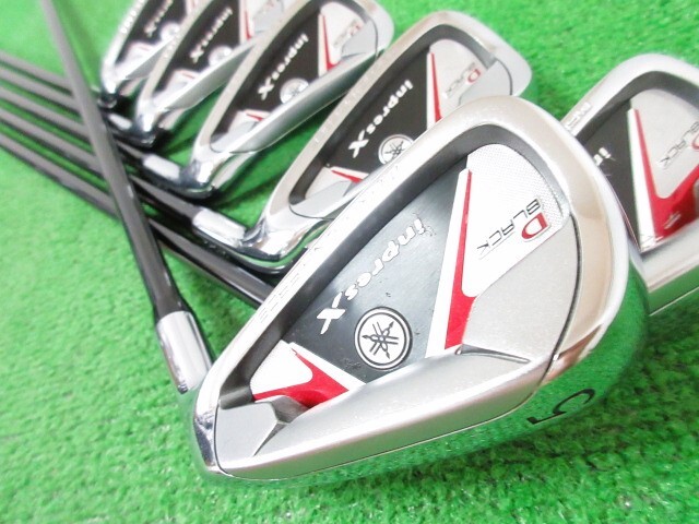 スピーダー!!!◆◆ ヤマハ インプレスX Dブラック アイアンセット 6本 #5-Pw Motore Speeder75i(R) ◆◆YAMAHA D-BLACK ゴルフクラブ FA28拍卖