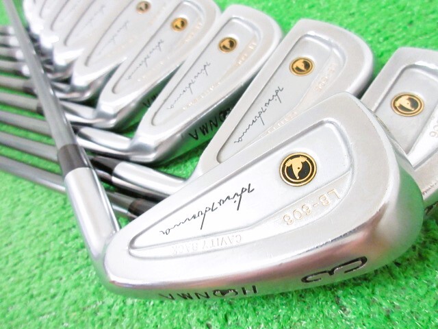 豪華10本!!!◆◆ ホンマ LB-606 アイアンセット 10本 #3-Sw SUPER LIGHT TITANIUM CARBON 1S(R-1) JP ◆◆日本仕様 本間ゴルフ FB36拍卖