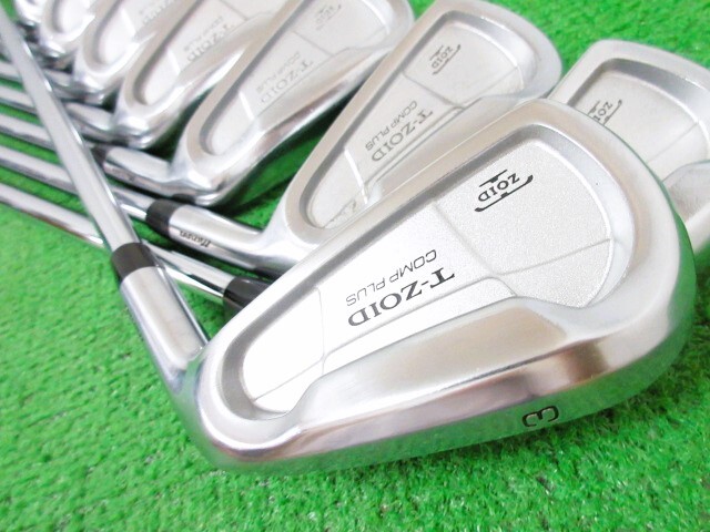 貴重なNS-SR!!!◆◆ ミズノ T-ZOID COMP PLUS アイアンセット 8本 #3-Pw NS950(SR) ◆◆Mizuno ティーゾイド コンプ プラス FB42拍卖