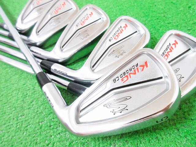 人気のS200!!!◆◆ コブラ KING FORGED CB アイアン 6本 #5-Pw DG(S200) ◆◆キング フォージドCB cobra FB71拍卖
