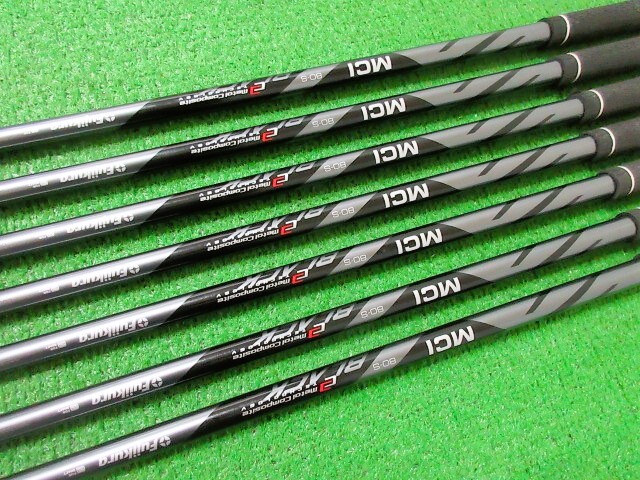 MCIブラック!!!◆◆ ピン PING i500 アイアンセット 7本 #5-W,U MCI80 BLACK(S) ◆◆ドット-オレンジ ゴルフクラブ FC08拍卖