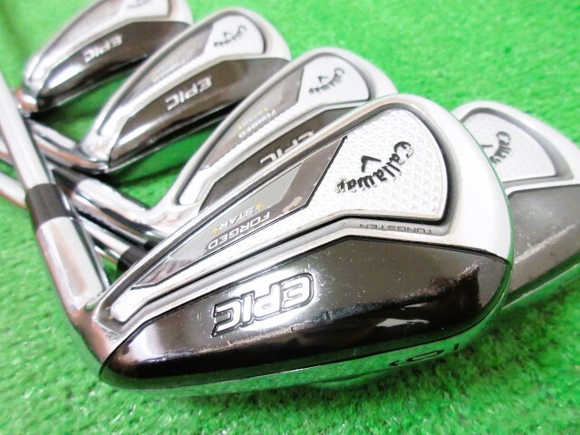キャロウェイ◆◆ EPIC FORGED STAR アイアンセット 5本 #6-Pw DG(S300) ◆◆エピック フォージド スター FC34拍卖